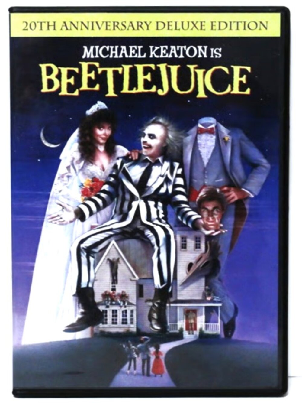 BEETLEJUICE DVD 20th Anniversary Deluxe Edition Michael Keaton, Geena Davis